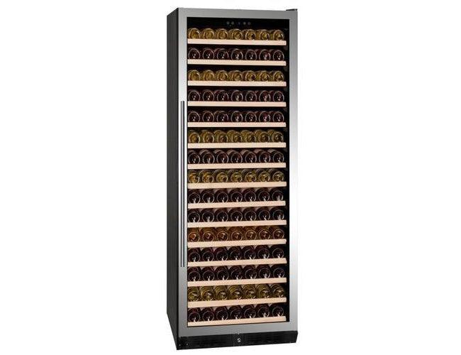 Dunavox Freestanding Tall Stainless Steel Wine Fridge - 194 Bottle 655mm - DX-194.490SSK