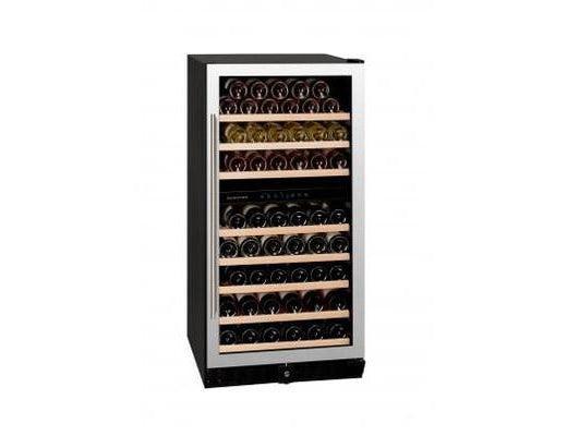 Dunavox Freestanding Wine Fridge - 94 Bottle Dual Zone 600mm Stainless Steel - DX-94.270SDSK