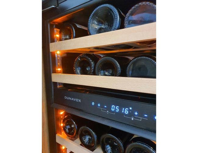 Dunavox Fully Integrated Wine Fridge - Dual Zone 600mm 32 Bottle - DAVG-32.80DOP.TO