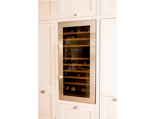 Dunavox Integrated 600mm Wine Fridge - Dual Zone Stainless Steel 72 Bottle - DAVS-72.185DSS