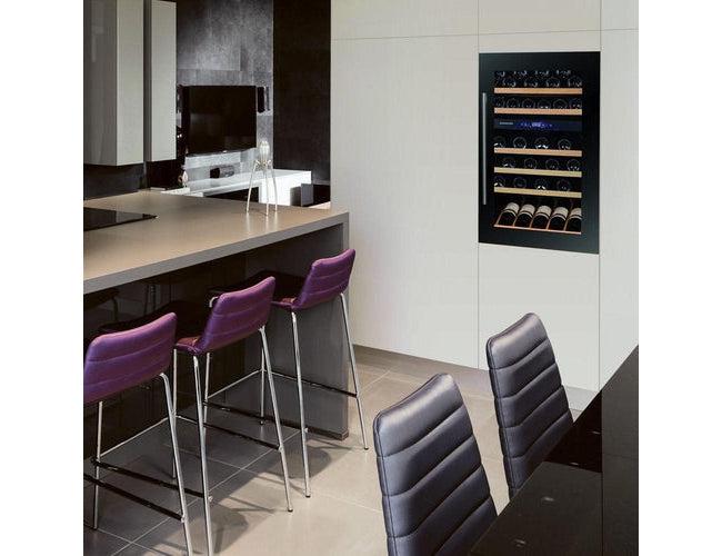Dunavox Integrated Black Wine Cooler - Dual Zone 600mm 49 Bottle - DAVS-49.116DB
