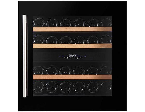 Dunavox Integrated Dual Zone Wine Fridge - 600mm Black 25 Bottle - DAVS-25.63DB