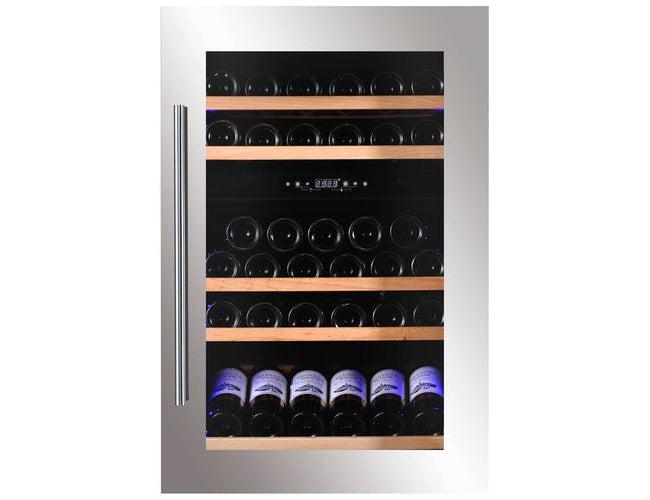 Dunavox Integrated Dual Zone Wine Fridge - 600mm Stainless Steel 52 Bottle - DAVS-49.116DSS