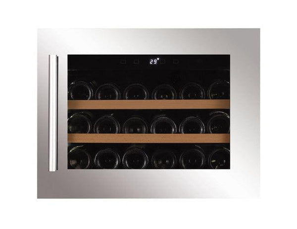 Dunavox Integrated Stainless Steel Wine Cooler - 600mm 18 Bottle - DAVS-18.46SS