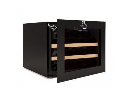 Dunavox Integrated Wine Fridge - 600mm Black 18 Bottle - DAVG-18.46B.TO