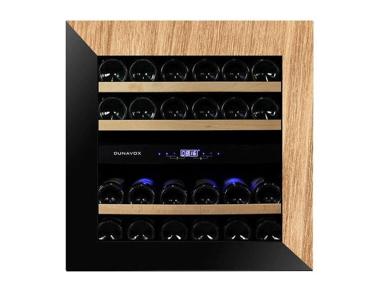 Dunavox Panel Ready Wine Cooler - Dual Zone 600mm 25 Bottle - DAVG-25.63DOP.TO