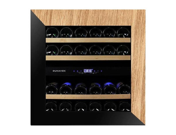 Dunavox Panel Ready Wine Cooler - Dual Zone 600mm 25 Bottle - DAVG-25.63DOP.TO