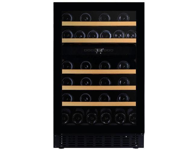 Dunavox Under Counter Wine Fridge - Dual Zone 500mm Black 38 Bottle - DAUF-38.100DB.TO