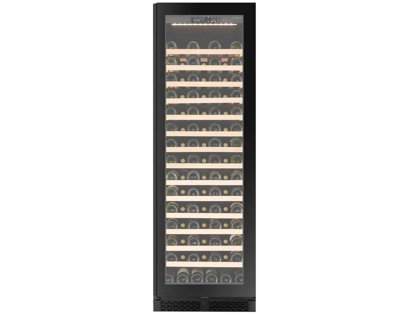 CELLA - 110 bottle Single Zone Wine Cooler - FWS122S-BLACK