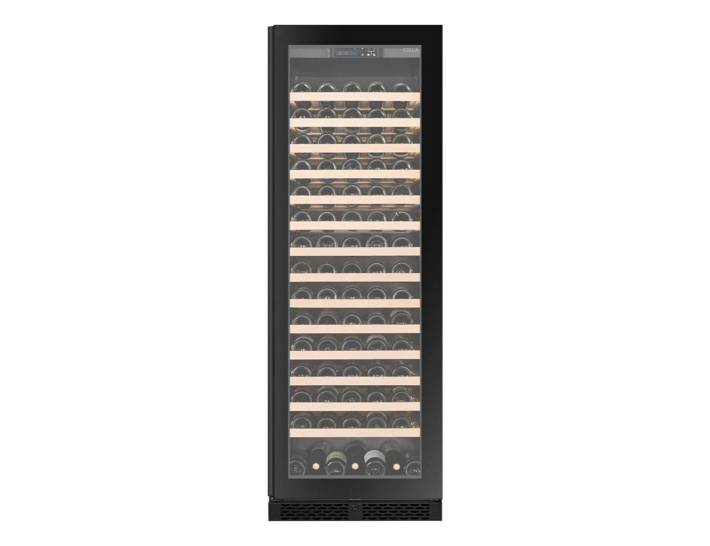 CELLA - 161 bottle Single Zone Wine Cooler - FWS163-BLACK