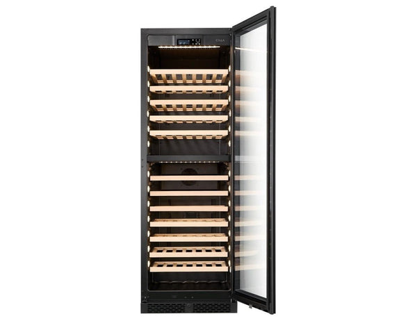 CELLA - 101 bottle Dual Zone Wine Cooler - FWS93D-BLACK