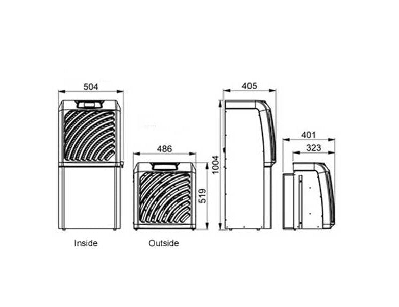 Fondis Wine Room Conditioning Unit - Wine Master SP100