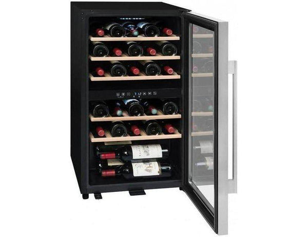 La Sommelière Dual Zone Wine Fridge - 480mm Black 29 Bottle - ECS30.2Z