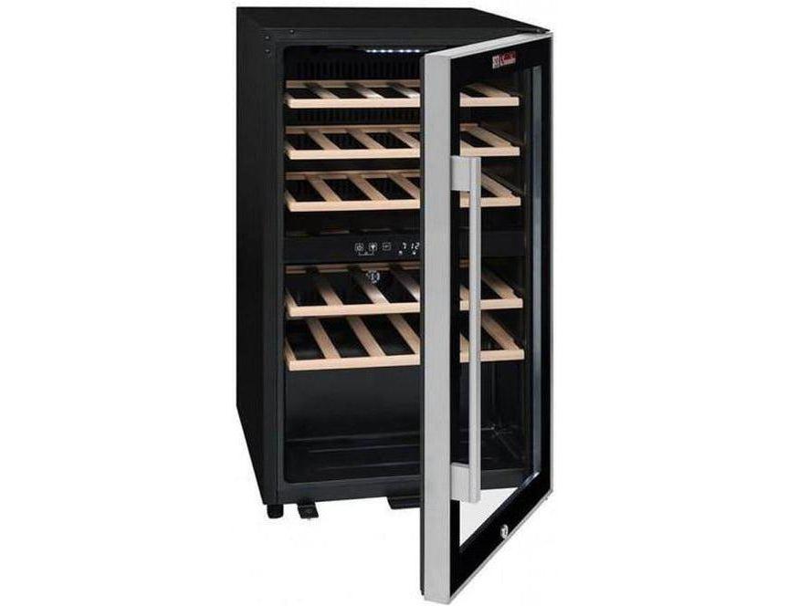 La Sommelière Dual Zone Wine Fridge - 480mm Black 29 Bottle - ECS30.2Z