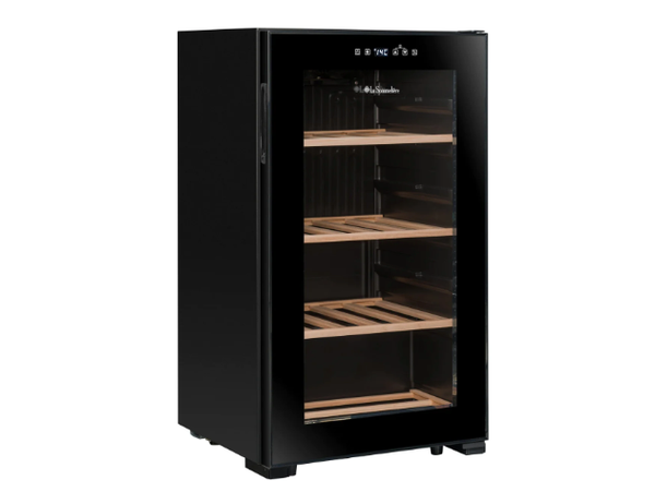 La Sommelière Freestanding Black Wine Fridge - 480mm 36 Bottle - LS36BLACK