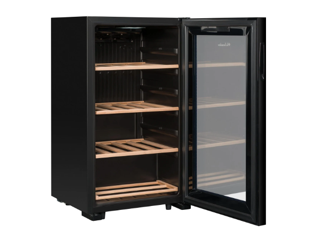 La Sommelière Freestanding Black Wine Fridge - 480mm 36 Bottle - LS36BLACK