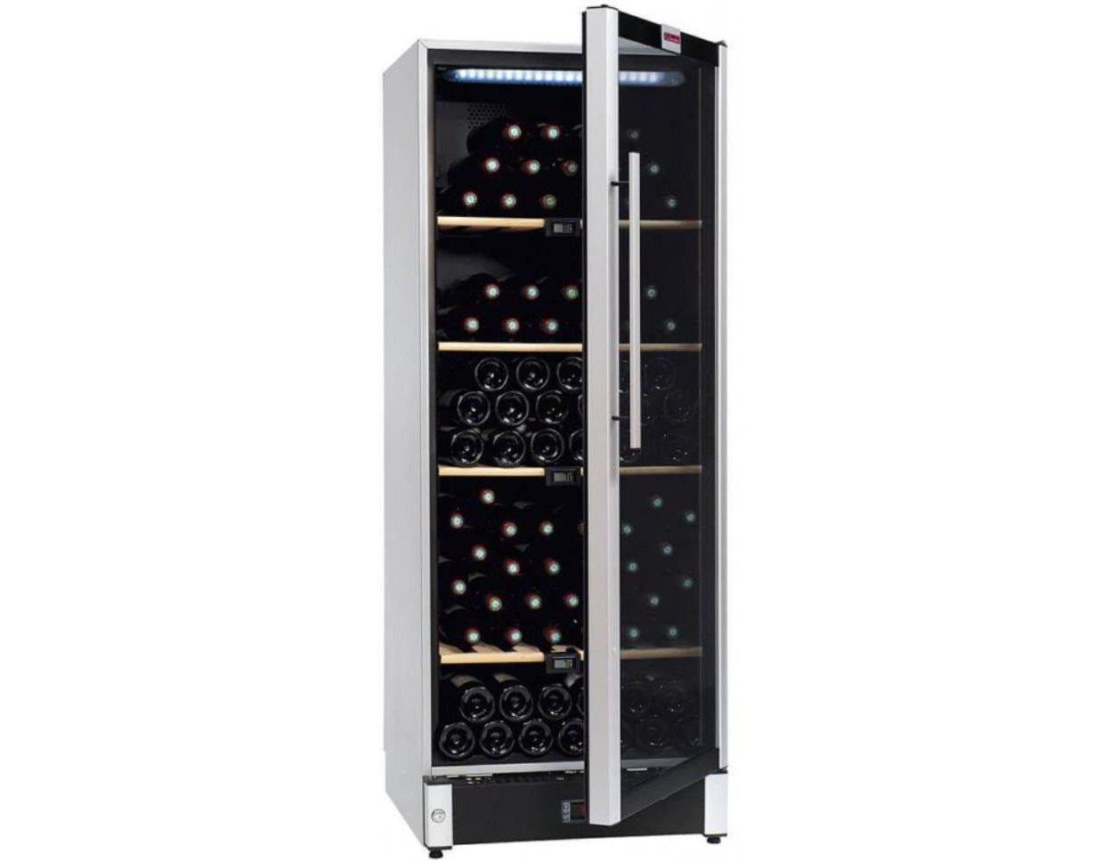 La Sommelière Freestanding Wine Cooler - Multi Zone 600mm Stainless Steel - VIP160