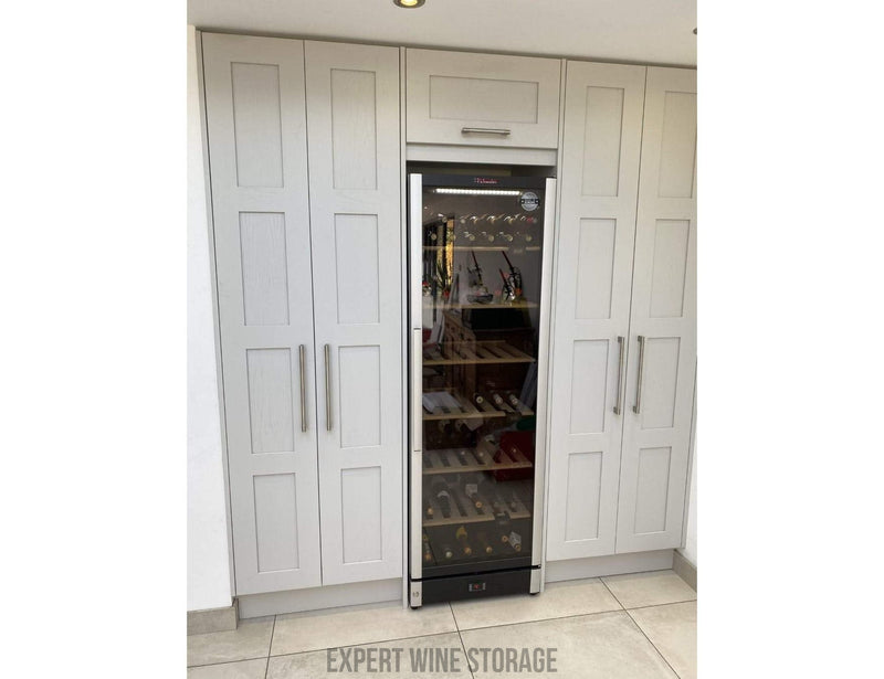 La Sommelière Freestanding Wine Fridge - Multi Zone 600mm Stainless Steel - VIP185