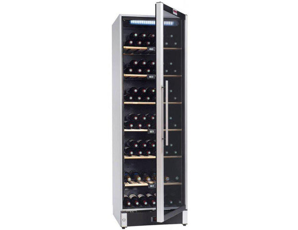 La Sommelière Freestanding Wine Fridge - Multi Zone 600mm Stainless Steel - VIP185