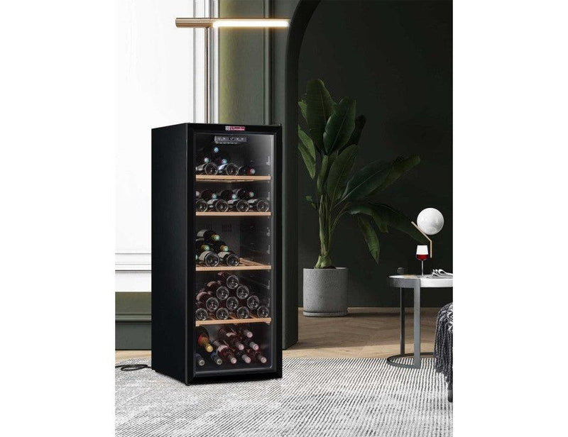 La Sommelière Single Zone Wine Cooler - 50cm Black - SLS106