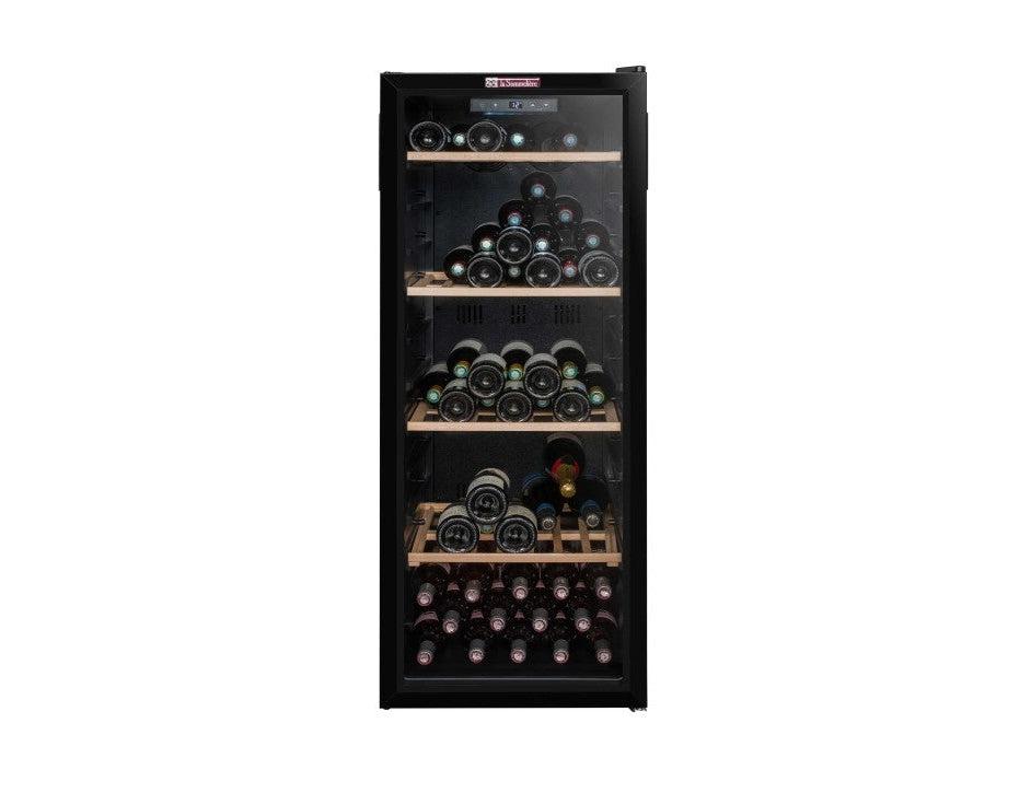 La Sommelière Single Zone Wine Cooler - 50cm Black - SLS106