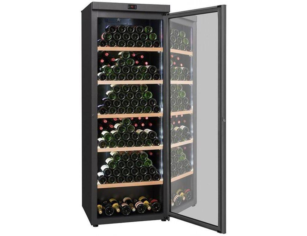 La Sommelière Tall Wine Cabinet - Multizone Black - VIP330V