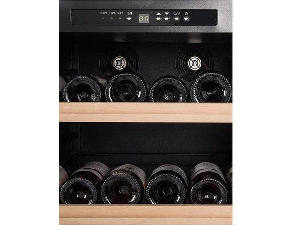 La Sommeliere Wine Cabinet - 600mm Black - CTV178