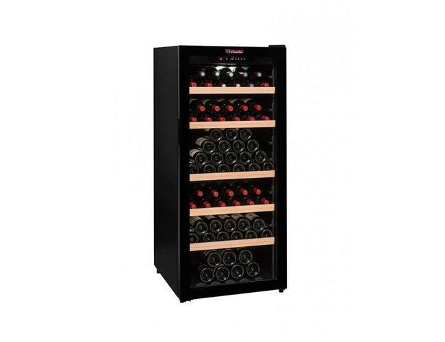 La Sommeliere Wine Cabinet - 600mm Black - CTV178