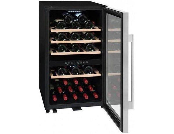 La Sommelière Wine Cooler - Dual Zone 480mm Black - ECS50.2Z