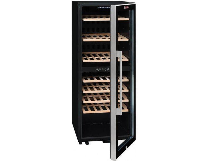 La Sommelière Wine Fridge - Dual Zone 480mm Black - ECS80.2Z