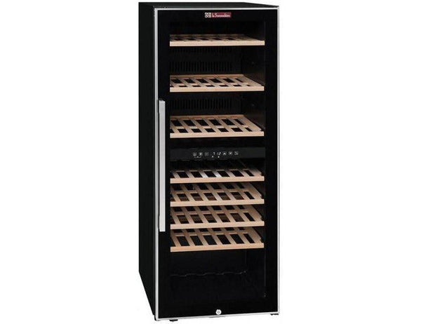 La Sommelière Wine Fridge - Dual Zone 480mm Black - ECS80.2Z