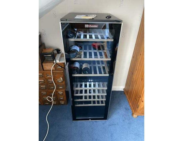 La Sommelière Wine Fridge - Dual Zone 480mm Black - ECS80.2Z