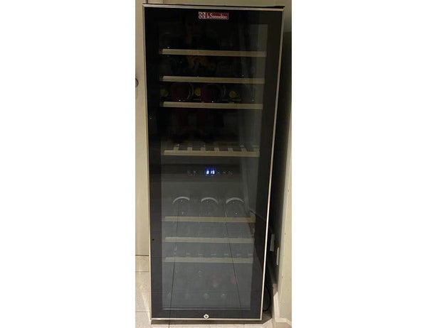 La Sommelière Wine Fridge - Dual Zone 480mm Black - ECS80.2Z