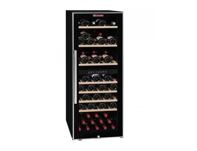 La Sommelière Wine Fridge - Dual Zone 480mm Black - ECS80.2Z