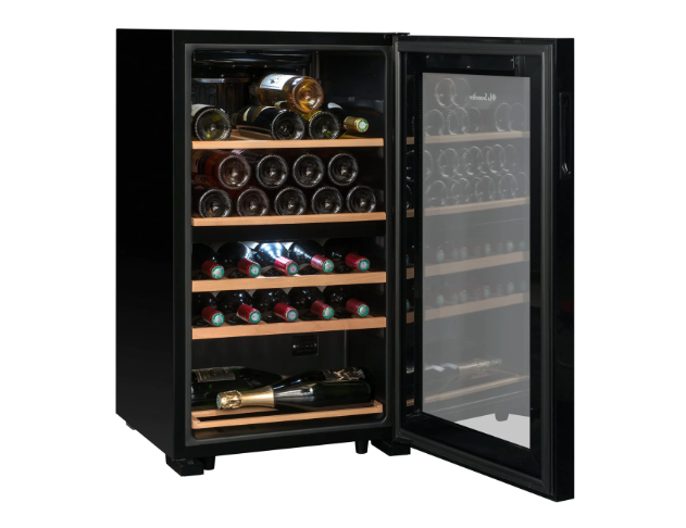 La Sommelière Wine Fridge - Dual Zone Black - SLS32DZBLACK