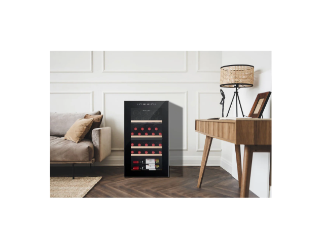 La Sommelière Wine Fridge - Dual Zone Black - SLS32DZBLACK