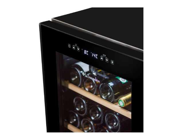 La Sommelière Wine Fridge - Dual Zone Black - SLS32DZBLACK