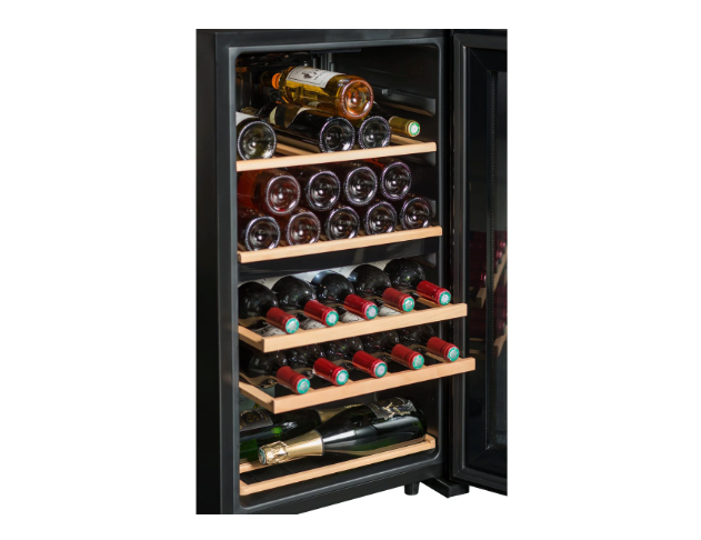 La Sommelière Wine Fridge - Dual Zone Black - SLS32DZBLACK