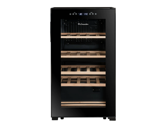 La Sommelière Wine Fridge - Dual Zone Black - SLS32DZBLACK