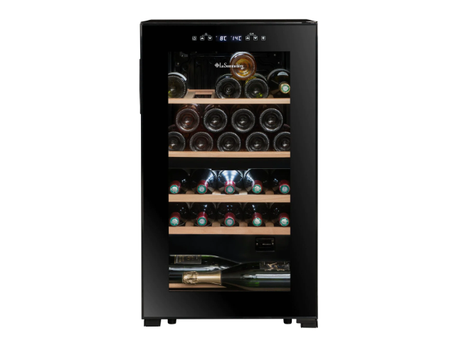 La Sommelière Wine Fridge - Dual Zone Black - SLS32DZBLACK