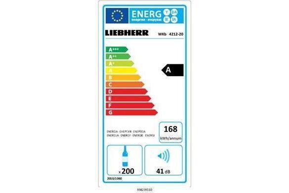 Liebherr Black Wine Cabinet - WKb 4212 Vinothek