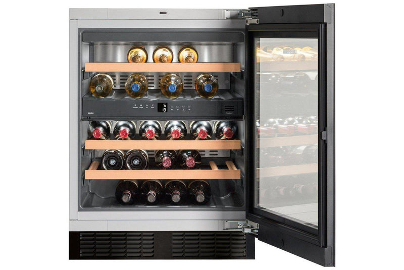 Liebherr Built In Black Wine Fridge - Dual Zone 600mm - UWTgb 1682