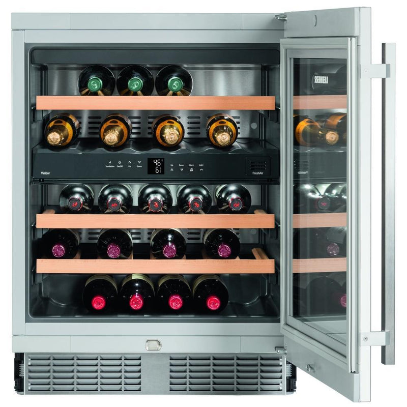 Liebherr Built In Wine Fridge - Dual Zone 600mm Stainless Steel - Wtes 1672 Vinidor