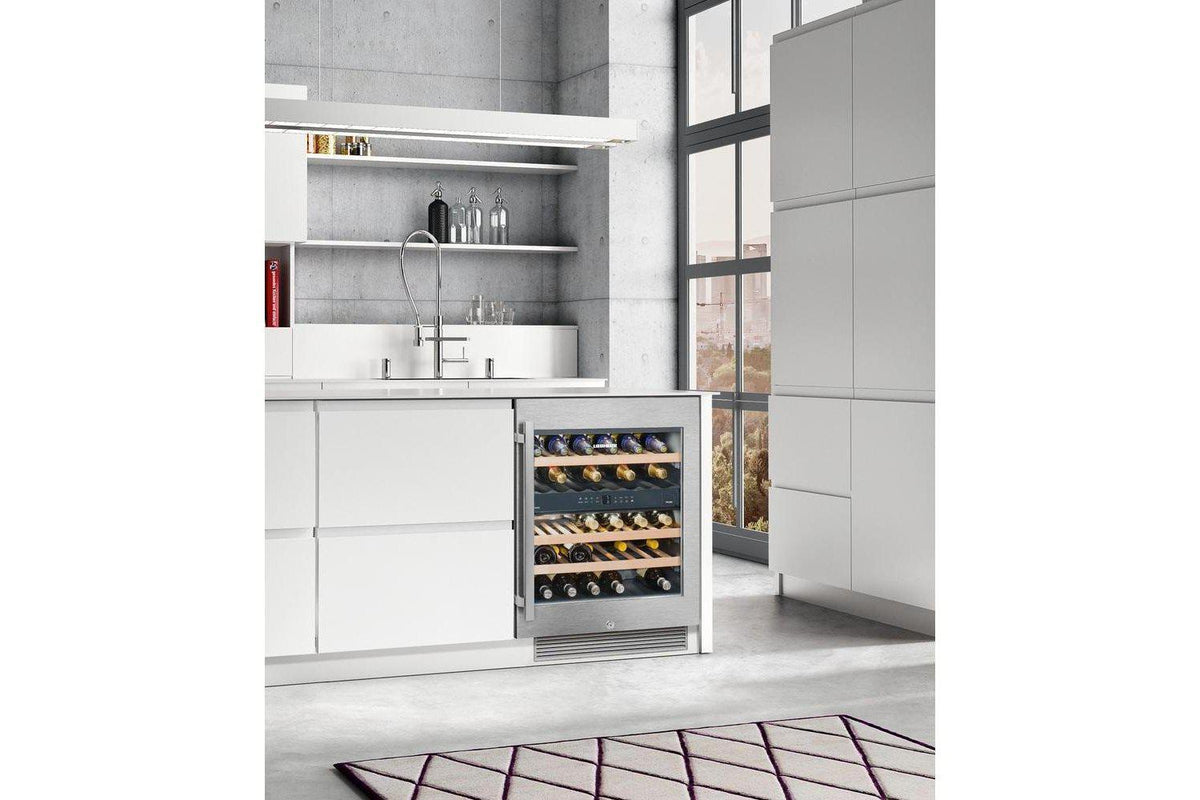 Liebherr Built In Wine Fridge - Dual Zone 600mm Stainless Steel - Wtes 1672 Vinidor