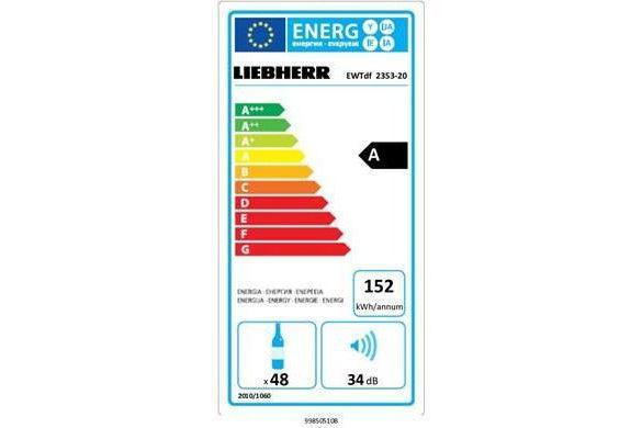 Liebherr Integrated Wine Cooler - Multi Zone 600mm Stainless Steel - EWTdf 2353 Vinidor