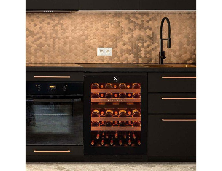 SWISSCAVE - Premium Edition Built in Dual Zone Wine Cooler WLU-160DF