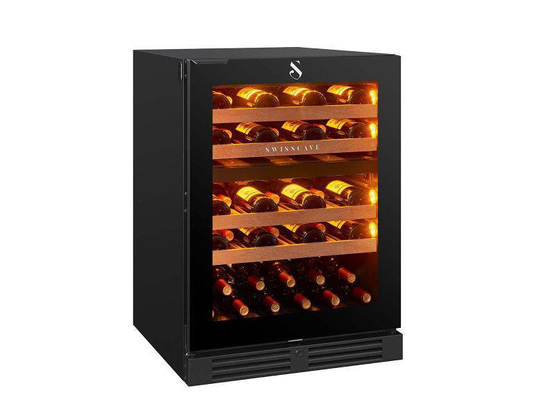 SWISSCAVE - Premium Edition Built in Dual Zone Wine Cooler WLU-160DF