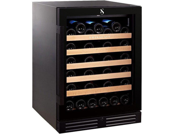 Swisscave Built In Under Counter Wine Cooler - 600mm Black - WL155F