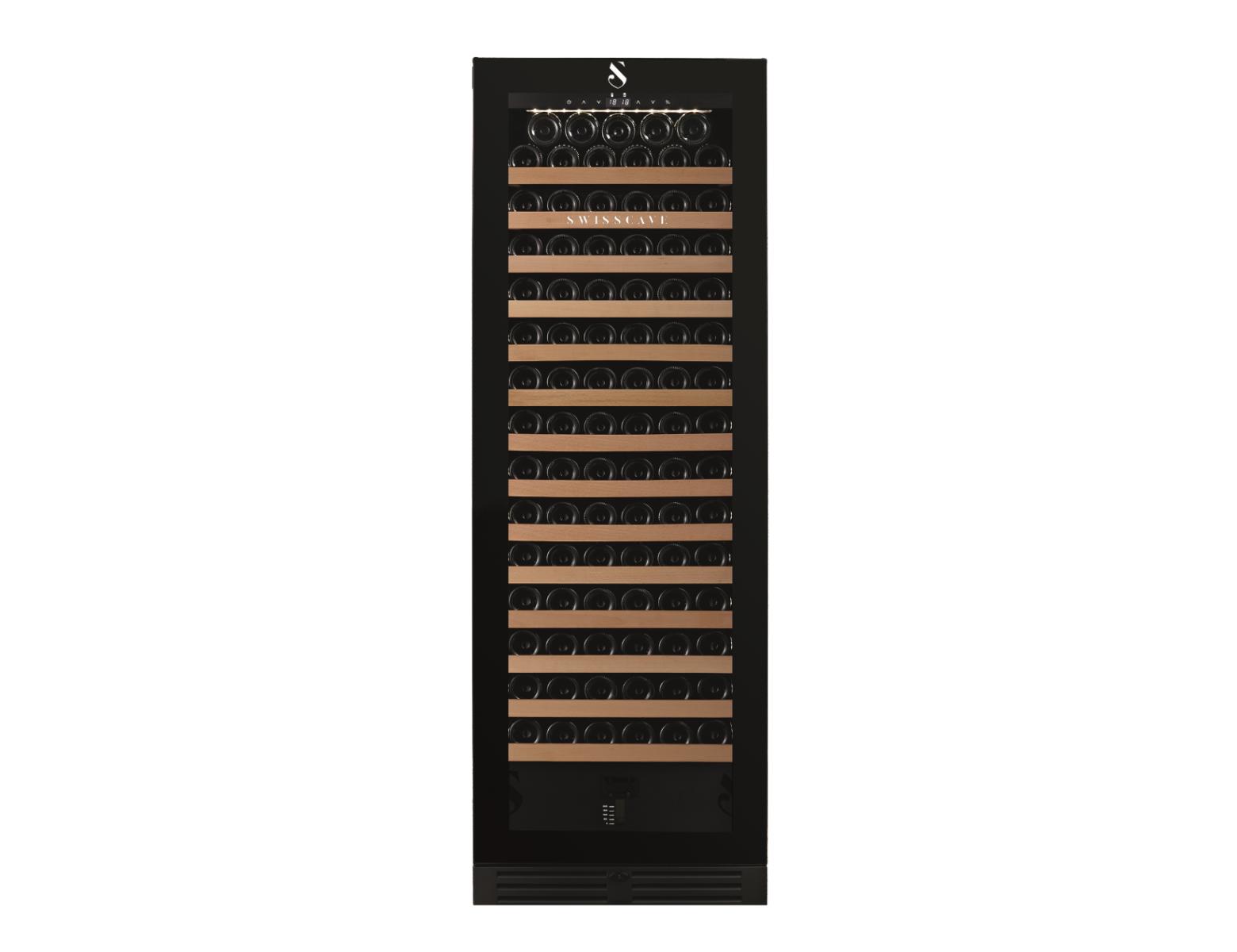 Swisscave Built In Wine Cooler - 600mm Black - WLB460F-HU-MIX