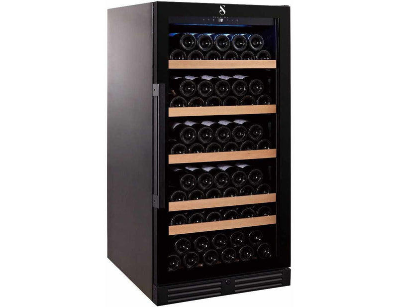 Swisscave Freestanding 60cm Wine Cooler - Black - WL355F